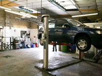 cars and light commercials servicing